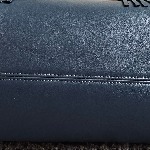 Lanvin Navy Leather Tote. EUC! - Picture 5 of 5